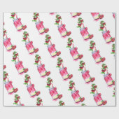 Cadeau Cherry Cool Boire Fruits Papier d'enveloppement (Plat)