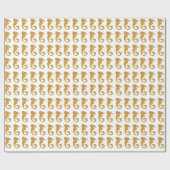 Cadeau Cheval de mer - Papier à enveloppement brillant, 3 (Plat)