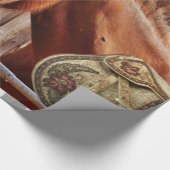 Cadeau Cheval en papier à envelopper brillant (Coin)