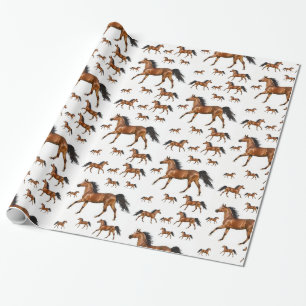 Cadeau Chevaux de papier à envelopper