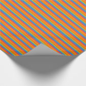 Cadeau Chic Marigold Medley Papier à enveloppement rayé (Coin)