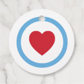 Cadeau Chicago Love | Favoriser les étiquettes cadeaux |  (Devant)