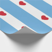 Cadeau Chicago Love | Papier d'emballage (Coin)