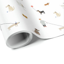 Chien et chiot à thème Anniversaire Papier d'envel
