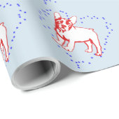 Cadeau Chiots Bouledogue Papier (Coin rond)