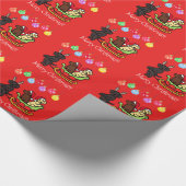 Cadeau Chiots de Labrador et papier d'emballage de Sleigh (Coin)