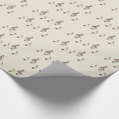 Cadeau Chocolat Notes musicales Papier d'enveloppement (Coin)