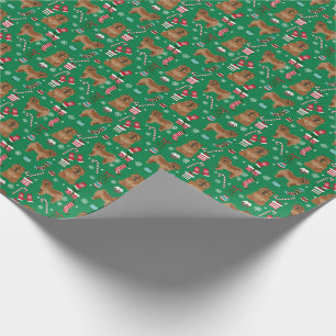 Cadeau Chow Chow Christmas dog emballage papier