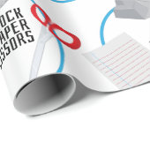 Cadeau Ciseaux de papier rock (Coin rond)