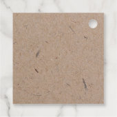 Cadeau Citron Marmalade Kraft Papier de canne Étiquettes (Dos)