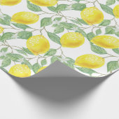 Cadeau Citrons et papier Feuille à envelopper (Coin)