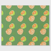Cadeau citrons Papier à envelopper (Plat)