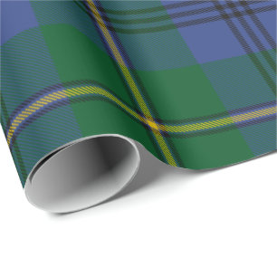 Cadeau Clan Johnston Tartan Papier à enveloppement