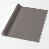 Cadeau Classic Batch Taupe foncé Papier à envelopper Beig (Déroulé)