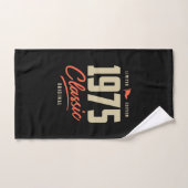 Cadeau classique d'anniversaire 1975 (Serviette à main)