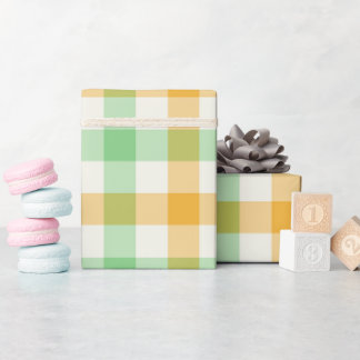 Cadeau Clover Gingham - Papier d'emballage