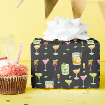 Cocktails Papier Motif