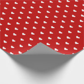 Cadeau Coeurs rouges et blancs | Papier d'enrobage person (Coin)