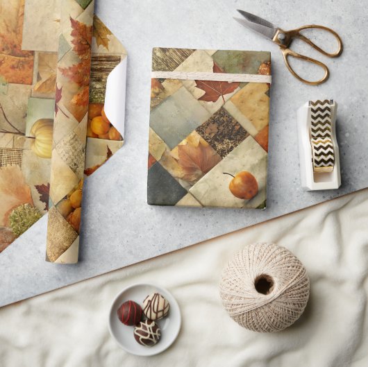 Cadeau Collage de papier d'automne 02 (Artisanat)