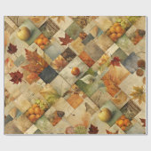 Cadeau Collage de papier d'automne 02 (Plat)