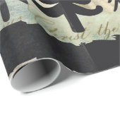 Cadeau Collage original Papier à enveloppement d'Angel de (Coin rond)