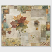 Cadeau Collage papier d'automne 03 (Plat)