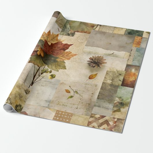 Cadeau Collage papier d'automne 03 (Déroulé)