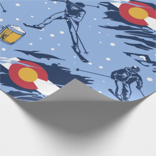 Cadeau Colorado Ski & Snowboard papier d'enveloppement
