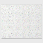 Cadeau Coloré Joyeux Anniversaire Confetti papier envelop (Plat)