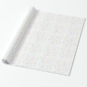Cadeau Coloré Joyeux Anniversaire Confetti papier envelop (Déroulé)
