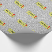 Cadeau Comique parlez le papier superbe d'emballage (Coin)