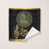 Cadeau commémoratif J. S. Bach Invité (Gant de toilette)