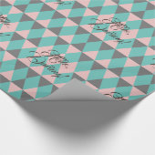 Cadeau composition du papier à envelopper triangles multi (Coin)