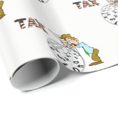 Cadeau Comptable de papier d'emballage (Coin rond)