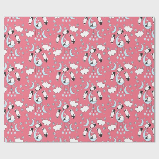 Cadeau Comptage du papier d'emballage pour mouton 9 (Plat)