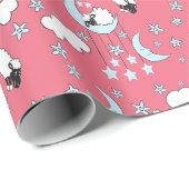 Cadeau Comptage du papier d'emballage pour mouton 9 (Coin rond)