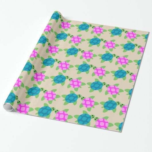 Cadeau Conception de chillaxage de tortue - Papier à enve (Déroulé)