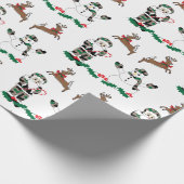 Cadeau Conception de Noël, papier d'enveloppement de Noël (Coin)