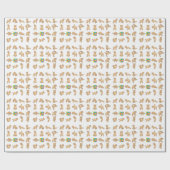 Cadeau Conception de papier d'emballage d'ours de (Plat)