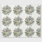 Cadeau Conception Floraison sur papier d'emballage (Plat)