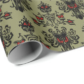 Cadeau Conception hantée de Noël de papier peint de (Coin rond)