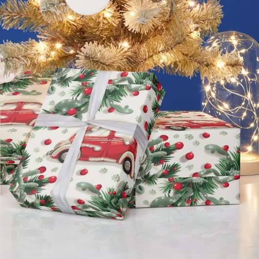 Cadeau Conception papier d'emballage festive (Vacances)