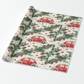 Cadeau Conception papier d'emballage festive (Déroulé)
