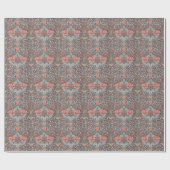 Cadeau Conception rouge de papier peint de William Morris (Plat)