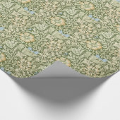 Cadeau Conception verte de papier peint floral de William (Coin)