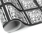 Cadeau Concevez votre propre papier d'emballage (Coin rond)