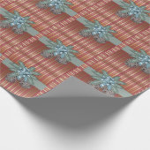 Cadeau Cônes de pin - Bow + Stripes - Papier d'enveloppem (Coin)