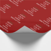 Cadeau Conserver le calme et accrocher le papier d'envelo (Coin)