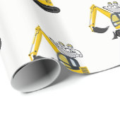 Cadeau Construction du papier d'emballage (Coin rond)