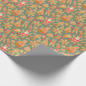 Cadeau Cookie de Noël Conception Vacances Papier d'envelo (Coin)